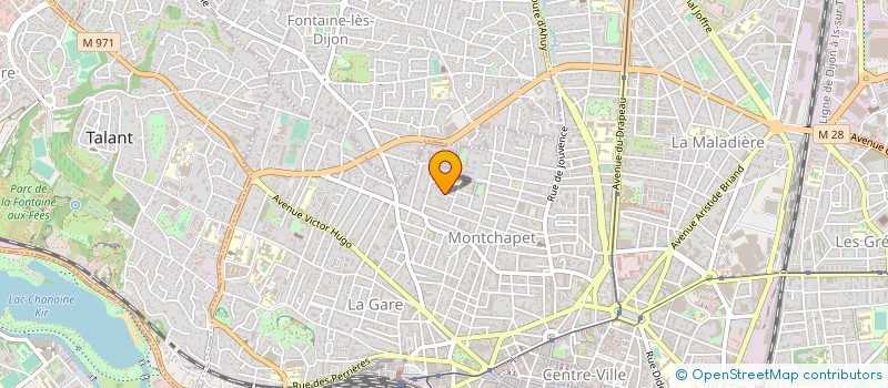 localisation de l'entreprise LA VOLUTE à DIJON