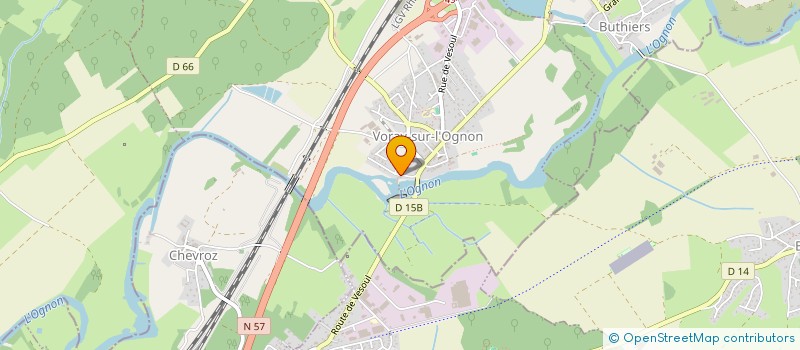 localisation de l'entreprise LA VORAYSIENNE  VORAY-SUR-L'OGNON