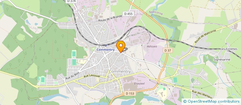 localisation de l'entreprise LA VOSGIENNE  COMMENTRY