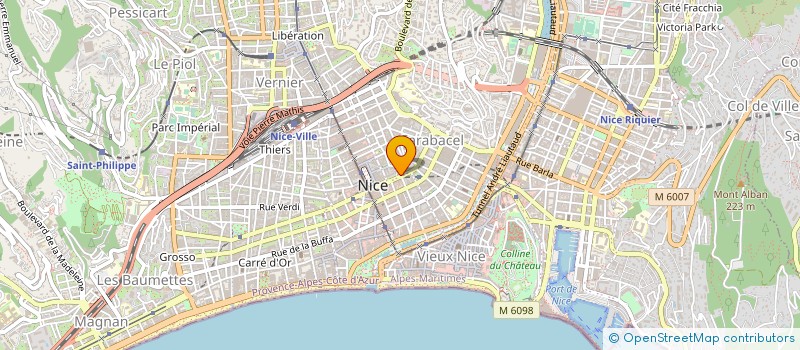 localisation de l'entreprise LA VOSGIENNE DE NETTOYAGE à NICE