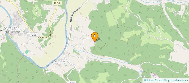 localisation de l'entreprise LA VOULPERIE  SERGEAC