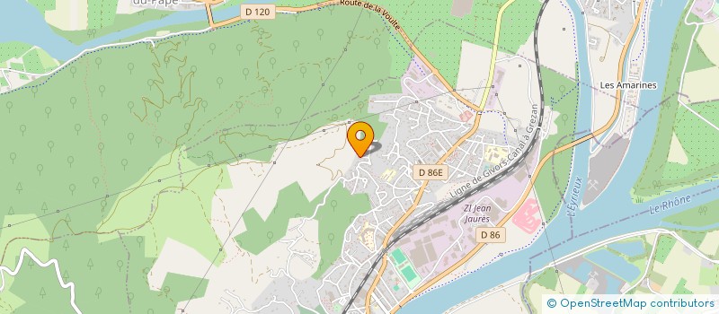 localisation de l'entreprise LA VOULTE SPORT PETANQUE à LA VOULTE-SUR-RHONE