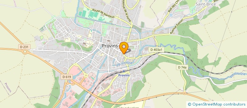 localisation de l'entreprise LA VOULZIE à PROVINS