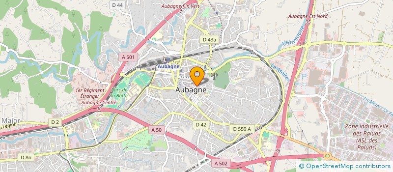 localisation de l'entreprise LA VOUTE à AUBAGNE