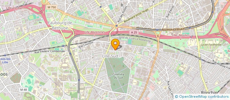 localisation de l'entreprise LA VOUTE à LILLE