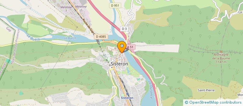 localisation de l'entreprise LA VOUTE à SISTERON