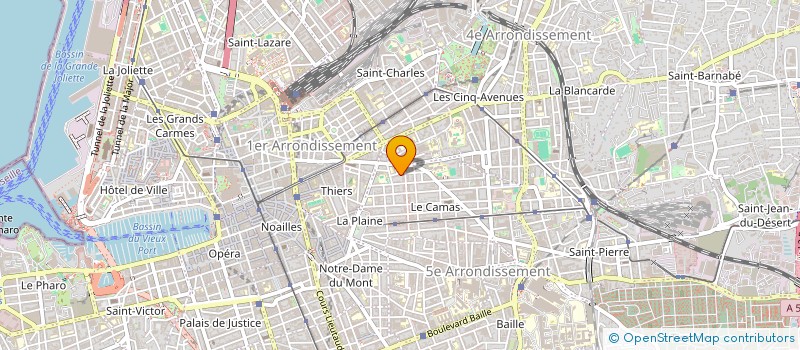 localisation de l'entreprise LA VOYAGEUSE à MARSEILLE