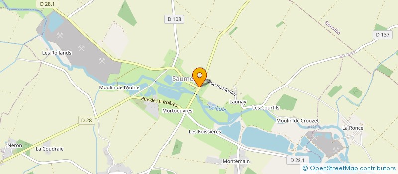 localisation de l'entreprise LA VOYE FAROUCAZ à SAINT-MAUR-SUR-LE-LOIR