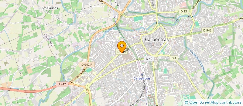 localisation de l'entreprise LA VOYETTE DE SYSER  CARPENTRAS