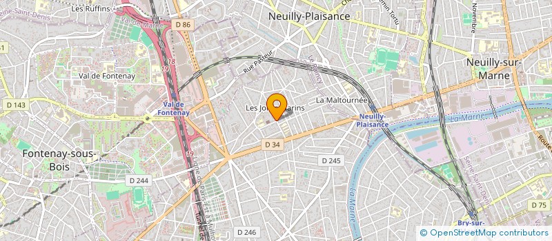 localisation de l'entreprise LA VRAIE MOQUETTE à LE PERREUX-SUR-MARNE