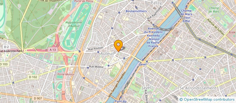 localisation de l'entreprise LA VRAIE VIE  PARIS