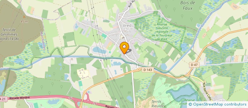 localisation de l'entreprise LA VRED COURSE  VRED