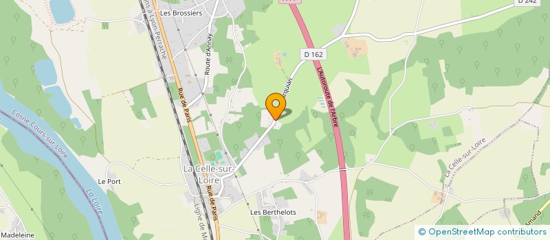 localisation de l'entreprise LA VRILLE  LA CELLE-SUR-LOIRE