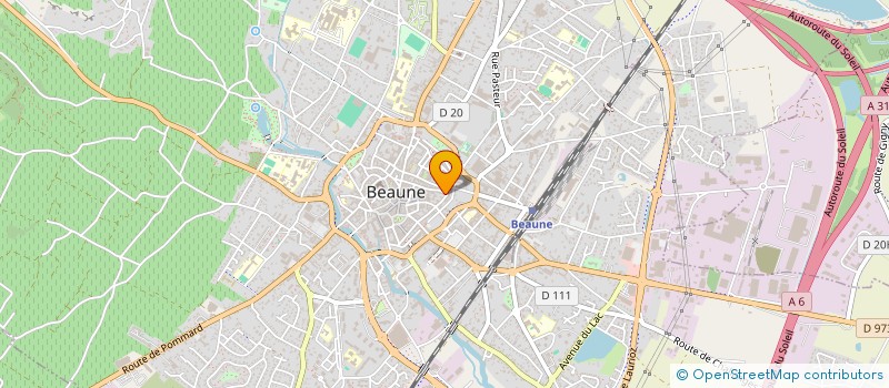 localisation de l'entreprise LA VRILLE à BEAUNE