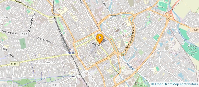 localisation de l'entreprise LA VUE POUR TOUS à TROYES