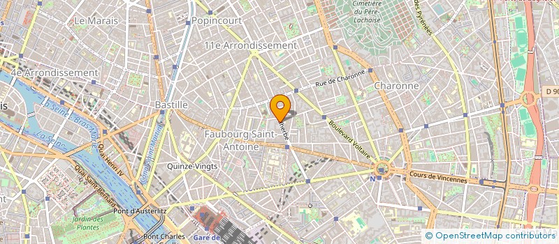 localisation de l'entreprise LA VULNERABLE  PARIS