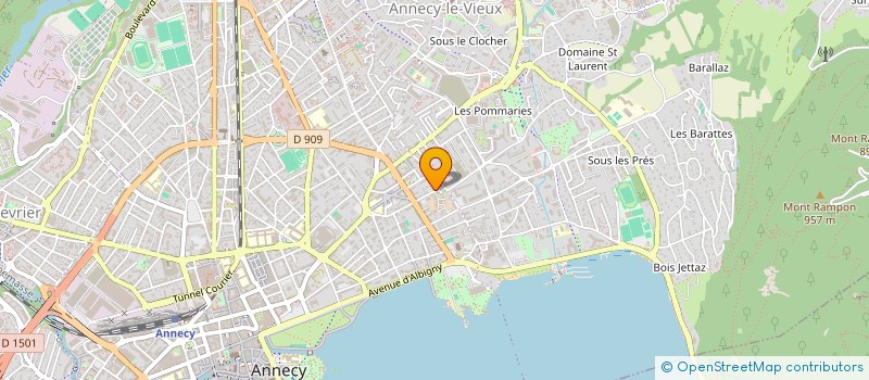 localisation de l'entreprise LA VULPY à ANNECY