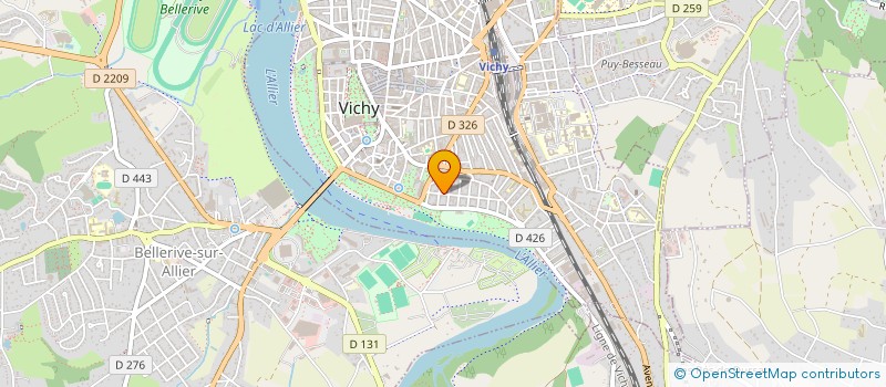 localisation de l'entreprise LA VY DEVELOPPEMENT à VICHY