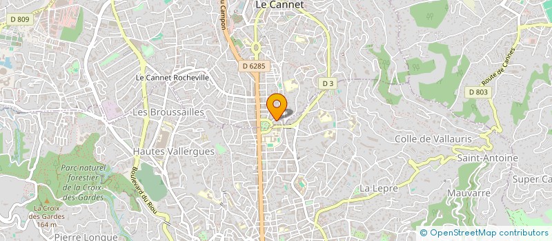 localisation de l'entreprise LA WIGSTOCK à LE CANNET