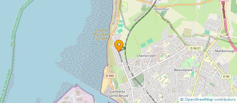 localisation de l'entreprise LA WIMEREUSIENNE 2  BOULOGNE-SUR-MER