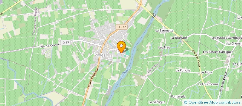 localisation de l'entreprise LA WINERIE à JONQUIERES