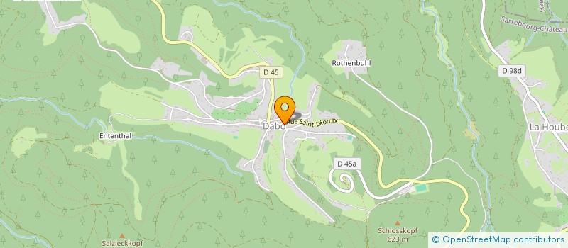 localisation de l'entreprise LA WINSTUB  DABO