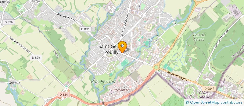 localisation de l'entreprise LA WINSTUB  SAINT-GENIS-POUILLY
