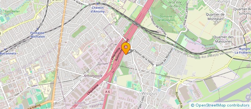 localisation de l'entreprise LA WISSOUS'ART à WISSOUS