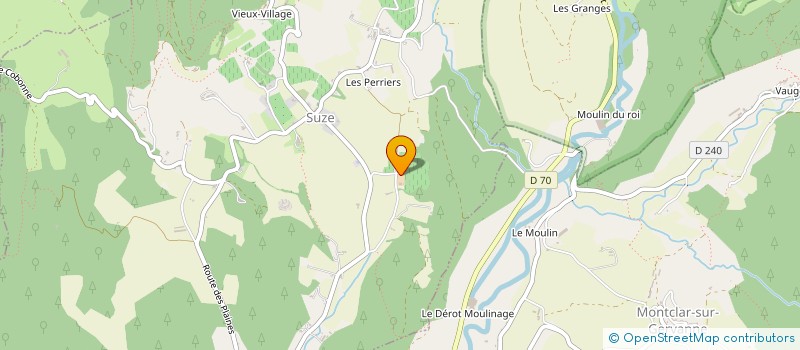 localisation de l'entreprise LA WOISEN  SUZE