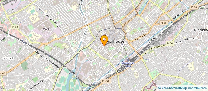 localisation de l'entreprise LA WOLEDA  MULHOUSE