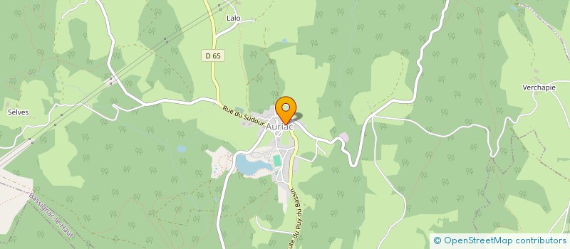 localisation de l'entreprise LA XAINTRIE DE GISO  AURIAC