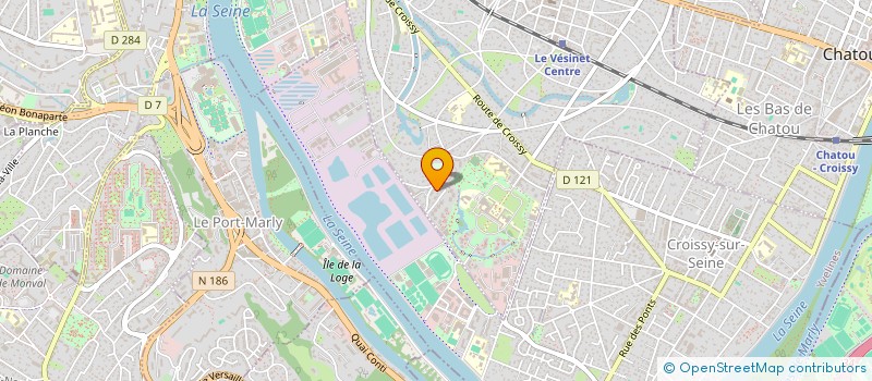 localisation de l'entreprise LA YANSEV  LE VESINET