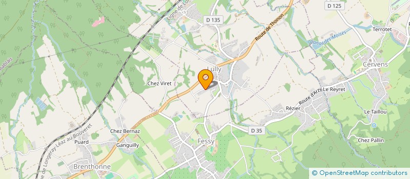 localisation de l'entreprise LA YAUTE  LULLY