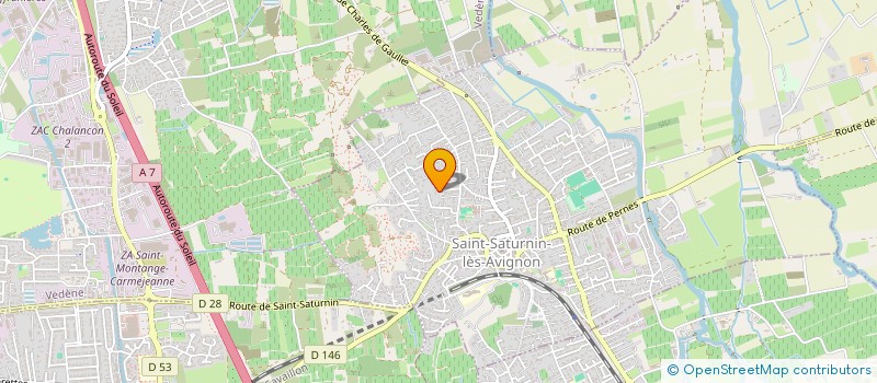 localisation de l'entreprise LA YEUSE  SAINT-SATURNIN-LES-AVIGNON