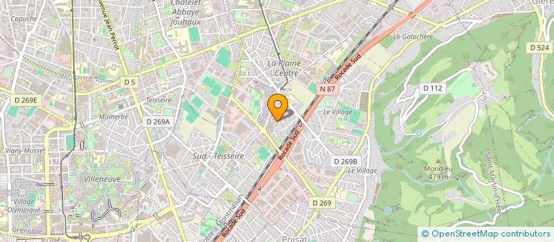 localisation de l'entreprise LA YOLE  SAINT MARTIN D'HERES