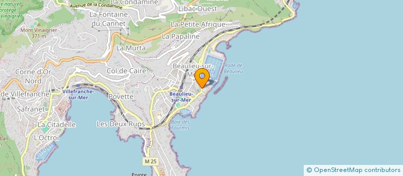 localisation de l'entreprise LA YOLE BERLUGANE à BEAULIEU-SUR-MER