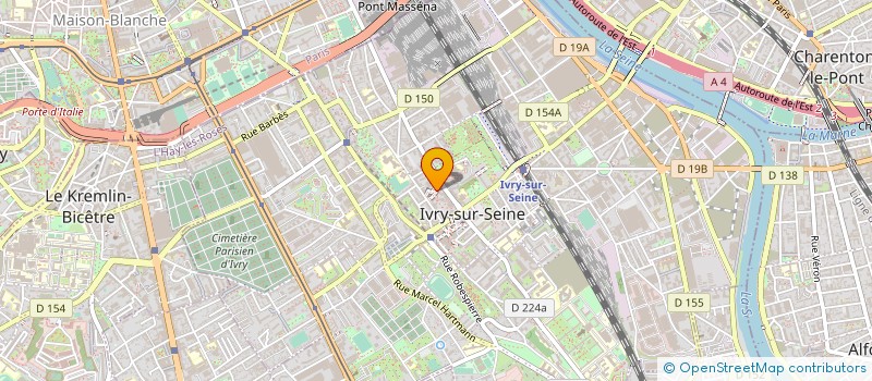 localisation de l'entreprise LA YONA COMPAGNIE à IVRY-SUR-SEINE