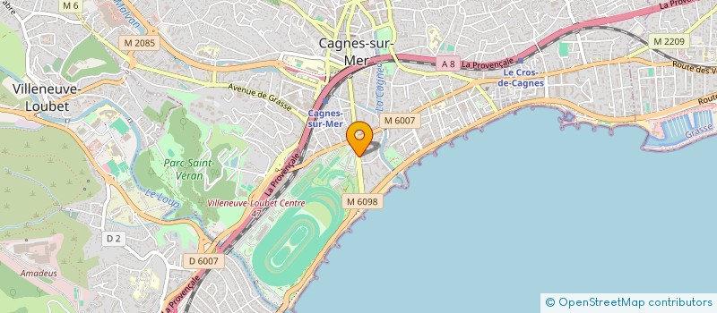 localisation de l'entreprise LA ZAGARA à CAGNES-SUR-MER