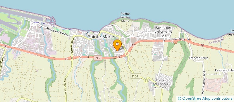 localisation de l'entreprise LA ZENESS DOMIN  SAINTE-MARIE