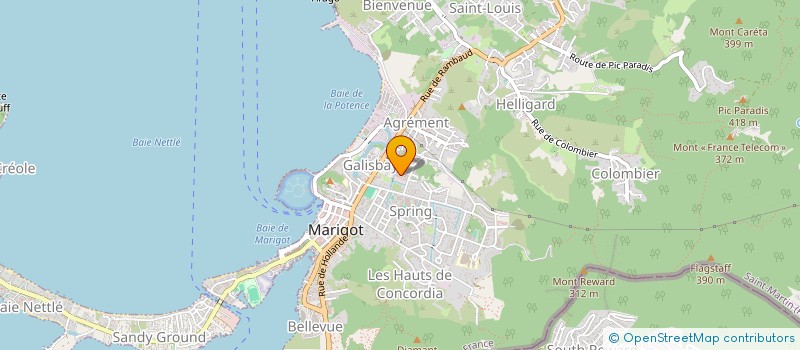 localisation de l'entreprise LA ZENTRAALE à SAINT MARTIN