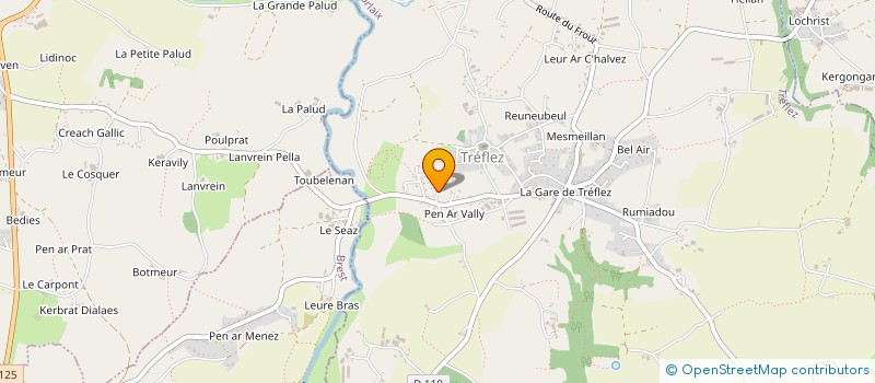 localisation de l'entreprise LA ZEST'OUEST  TREFLEZ