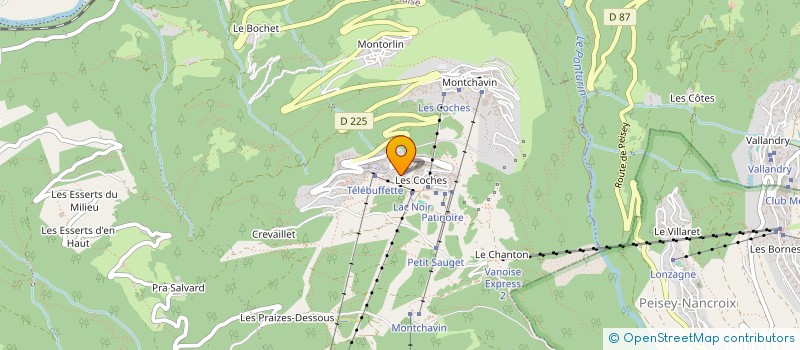 localisation de l'entreprise LA ZIG LA ZAG  LA PLAGNE TARENTAISE