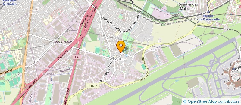 localisation de l'entreprise LA ZINCOGRAPHIE à WISSOUS