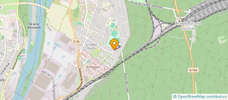 localisation de l'entreprise LA ZINERIE  ACHERES