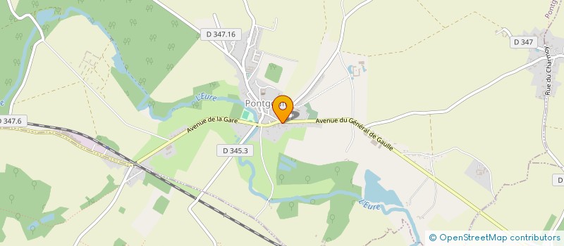 localisation de l'entreprise LA ZINGUERIE à PONTGOUIN