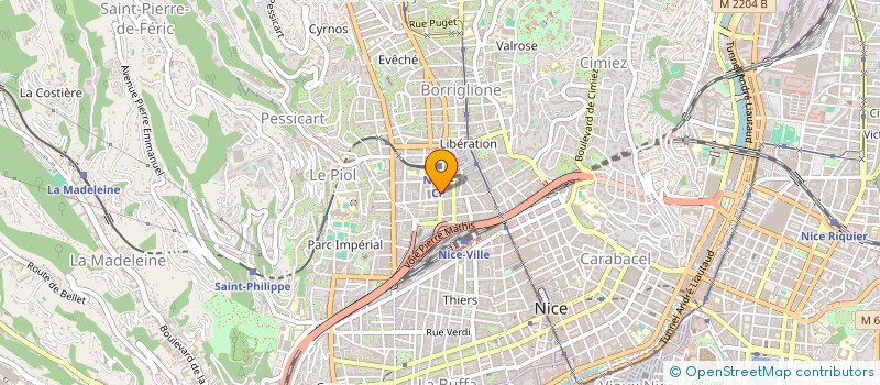 localisation de l'entreprise LA ZOMNE à NICE