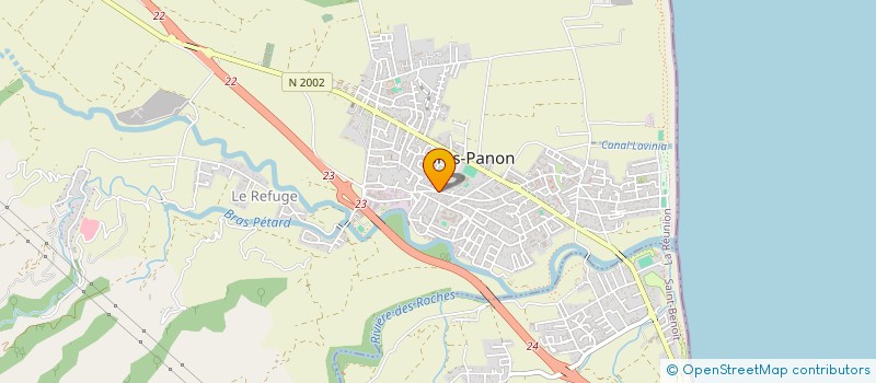 localisation de l'entreprise LA ZONE 412 à BRAS-PANON
