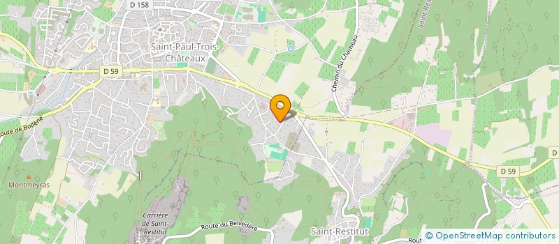 localisation de l'entreprise LA ZONE  SAINT-RESTITUT