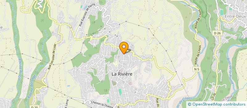 localisation de l'entreprise LA ZONE à SAINT-LOUIS