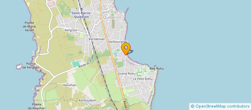 localisation de l'entreprise LA ZONE  SAINT-PIERRE-QUIBERON